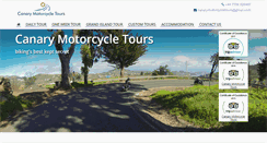 Desktop Screenshot of canarymotorcycletours.com